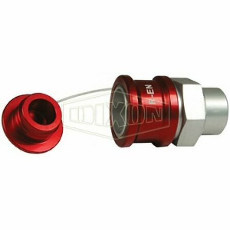 DIXON FloMAX R Series Engine Oil Nozzle with Plug, 3/4 in Nominal, FNPT, Aluminum, Domestic R-EN-P
